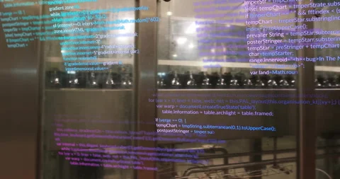 Upon overlay activation, automated bottling conveyors moving bottles through Stock Footage 310728101