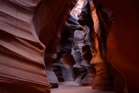 Upper antelope canyon Stock Photos