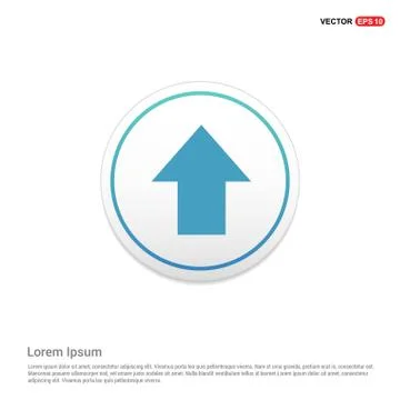 Upper Arrow Icon Hexa White Background icon template イラスト素材