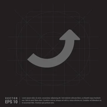 Upper Arrow Icon イラスト素材