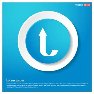Upper Arrow Icon 스톡 일러스트