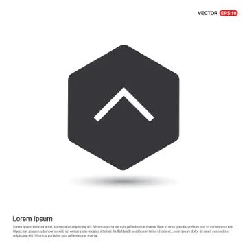 Upper Arrow Icon 스톡 일러스트