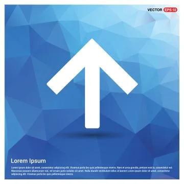 Upper Arrow Icon イラスト素材