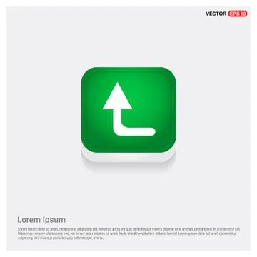 Upper Arrow Icon 스톡 일러스트