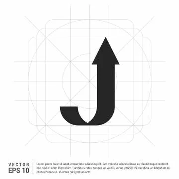 Upper Arrow Icon Illustrazione stock