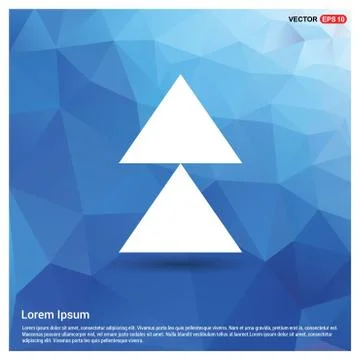 Upper Arrow Icon 스톡 일러스트