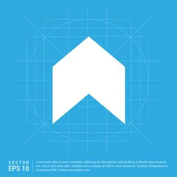 Upper Arrow Icon イラスト素材