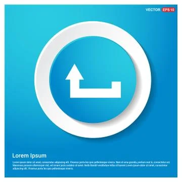 Upper Arrow Icon Illustrazione stock