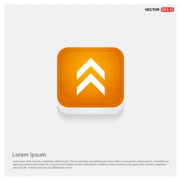 Upper Arrow Icon Illustrazione stock