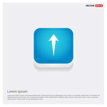 Upper Arrow Icon Illustrazione stock