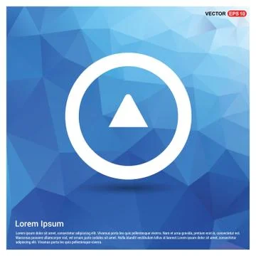 Upper Arrow Icon 스톡 일러스트