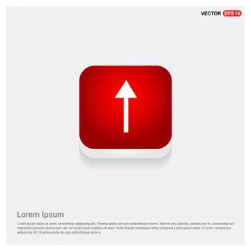 Upper Arrow Icon 스톡 일러스트