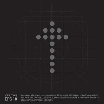 Upper Arrow Icon Illustrazione stock