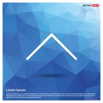 Upper Arrow Icon イラスト素材