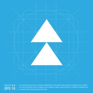 Upper Arrow Icon イラスト素材