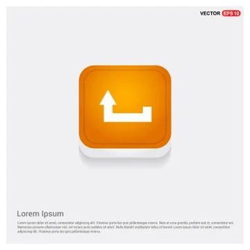 Upper Arrow Icon 스톡 일러스트