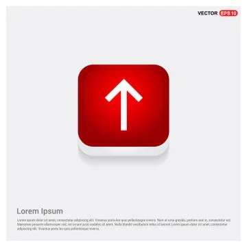 Upper Arrow Icon 스톡 일러스트