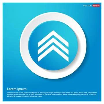 Upper Arrow Icon Illustrazione stock