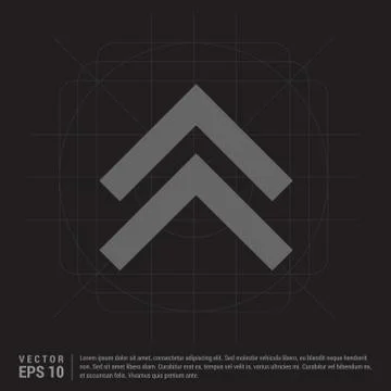 Upper Arrow Icon イラスト素材