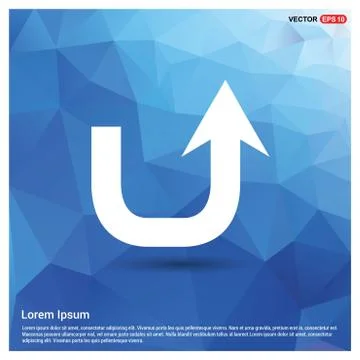 Upper Arrow Icon イラスト素材