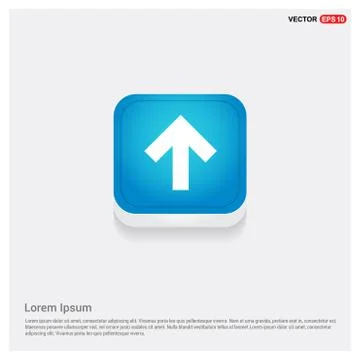 Upper Arrow Icon Stock Illustration