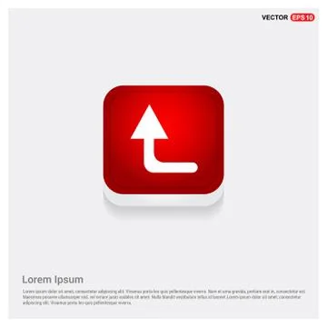 Upper Arrow Icon Illustrazione stock