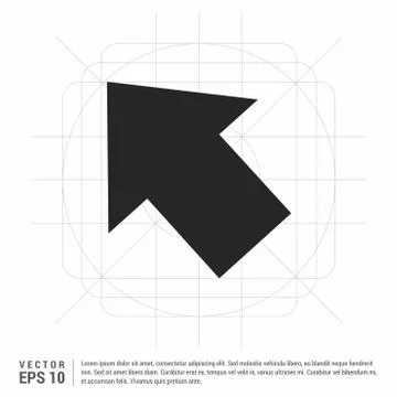 Upper Arrow Icon イラスト素材