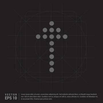 Upper Arrow Icon Illustrazione stock