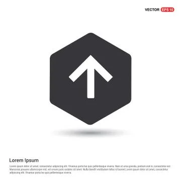 Upper Arrow Icon 스톡 일러스트