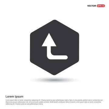 Upper Arrow Icon Illustrazione stock