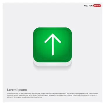 Upper Arrow Icon 스톡 일러스트