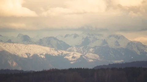 Upper Austria- Mountains Timelapse (Großer Priel) Stock Footage 128110157