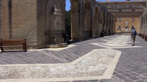 Upper Barraca Gardens, Valletta Stock Footage 85726745