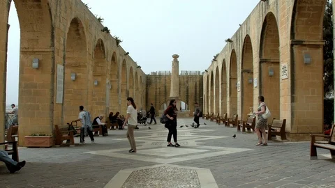 Upper Barraca Gardens, Valletta. Malta  Vidéo 89136010