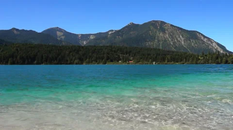 Upper bavaria, walchensee Stock-Footage 32716548