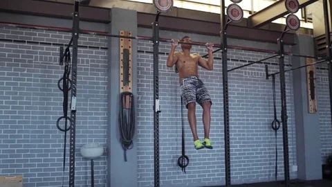 Upper body strength Stock Footage 71617346