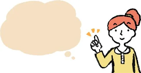 Upper body of woman face and pose with Speech Balloon Stock Illustration