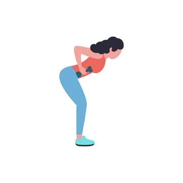 Upper body workout Stock Illustration