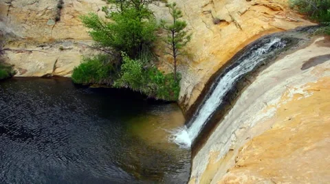 Upper Calf Creek Falls Stock Footage 5867749