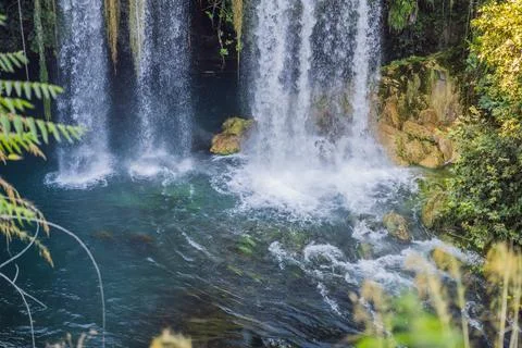 Upper Duden Waterfall is called as Alexander Falls. The paradise like hinterland Stock Photos