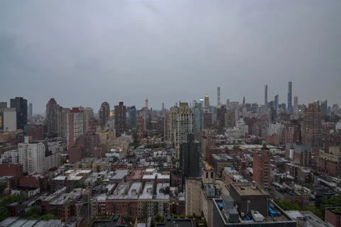 Upper East Side Lightning Stock Footage 136993333