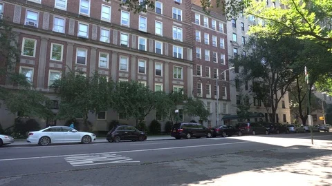 Upper East Side Manhattan establishing shot Video stock 74235642