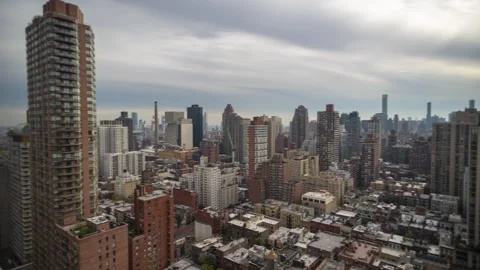 Upper East Side Panning Timelapse Stock Footage 255047495