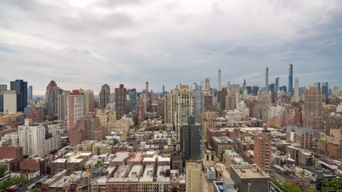 Upper East Side Storm Stock Footage 136993207
