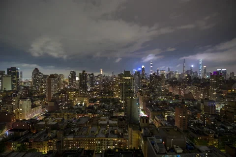 Upper East Side Storm Stock Footage 136993332