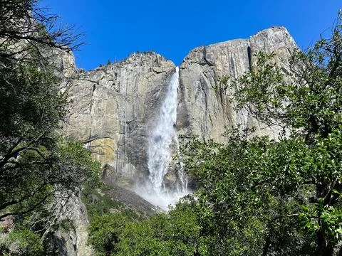 Upper Falls Close Viewpoint Stock Photos
