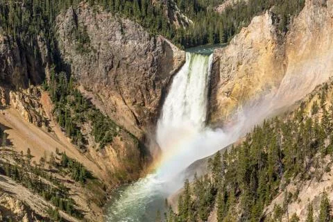 Upper Falls from Lookout Point Stock Photos