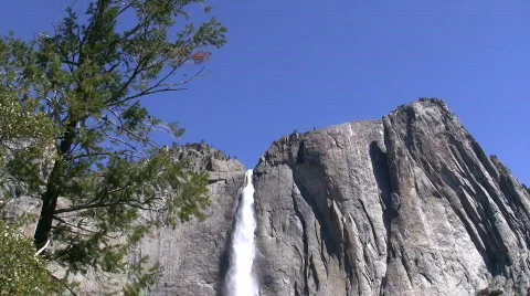 Upper Falls Medium Tilt Down2 Stock Footage 876239