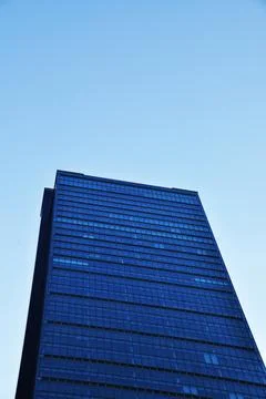 The upper floors of the skyscraper. Fotos de archivo