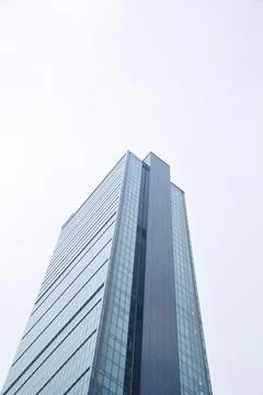 The upper floors of the skyscraper. Stock Photos